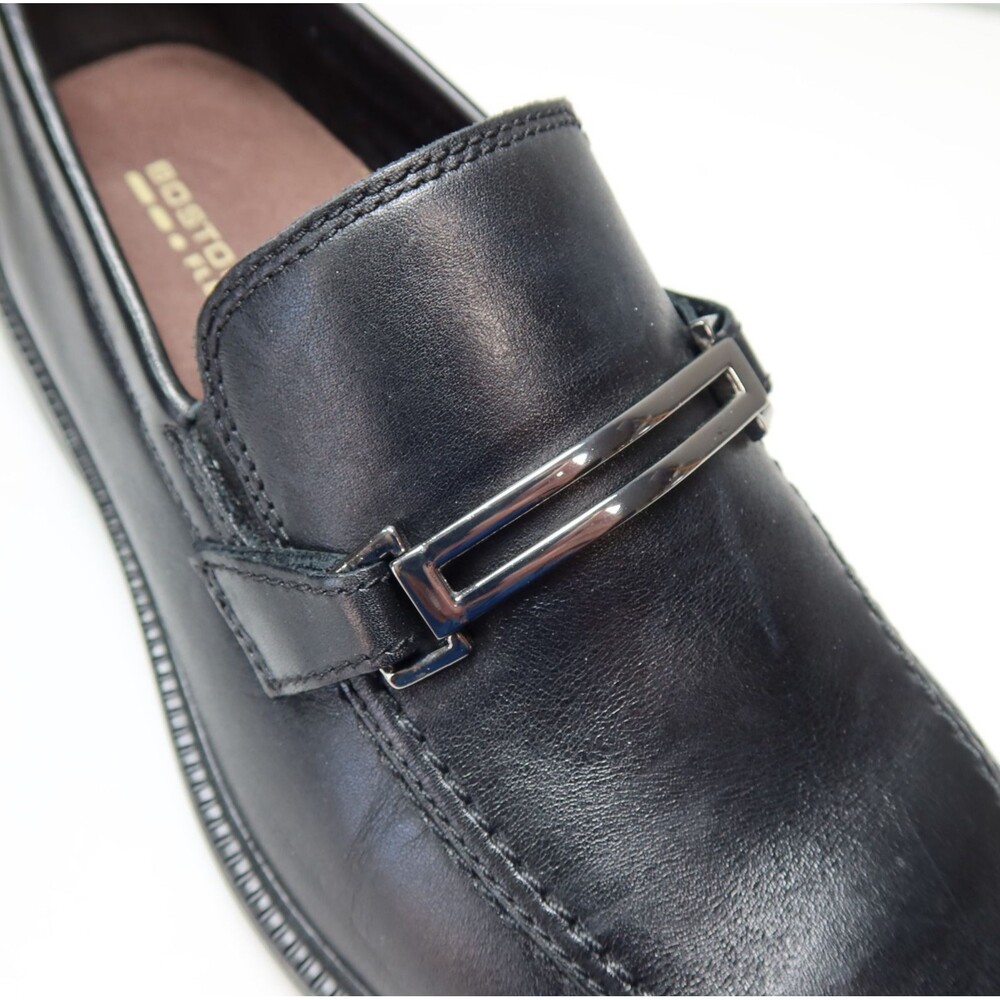 Bostonian Flexlite Mens Shoes Size 8.5M Black Leather Slip On Casual Loafers - Picture 6 of 16